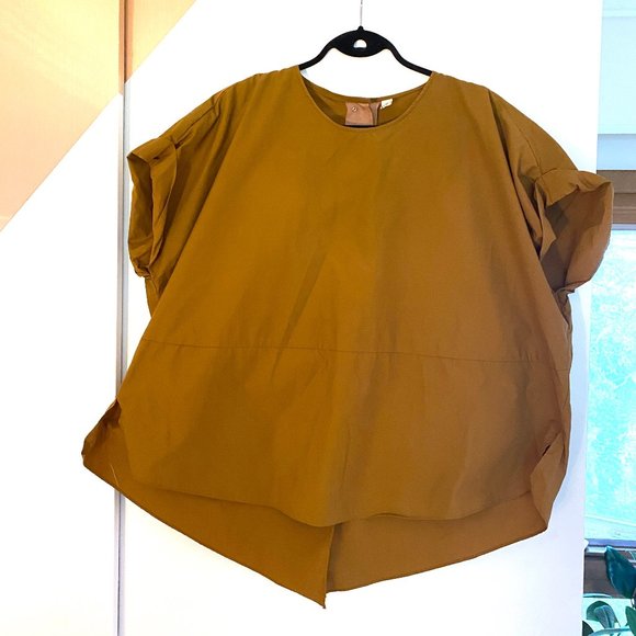 Oversize Mustard Yellow Top - Picture 1 of 2
